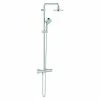 BAUHAUS Grohe Tempesta Duschsystem Mit Thermostatarmatur, Lochabstand: 101,6 Cm, Anzahl Strahlarten: 2 Stk., Chrom 1 BAUHAUS Grohe Tempesta Duschsystem Mit Thermostatarmatur, Lochabstand: 101,6 Cm, Anzahl Strahlarten: 2 Stk., Chrom -Sanitärinstallation Verkaufsladen 12 524