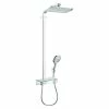 BAUHAUS Hansgrohe Duschsystem Raindance E Showerpipe 360 Mit Thermostatarmatur, Anzahl Strahlarten: 3 Stk., Chrom, Höhe: 110 Cm -Sanitärinstallation Verkaufsladen 12 529