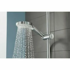 BAUHAUS Hansgrohe Croma E Duschsystem Showerpipe 280 1jet Varia Mit Thermostatarmatur, Lochabstand: 80 Cm - 90 Cm, Anzahl Strahlarten: 4 Stk., Chrom -Sanitärinstallation Verkaufsladen 12 562