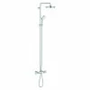 BAUHAUS Grohe Tempesta Cosmopolitan Duschsystem 210 Mit Badewannenarmatur, Lochabstand: 147,1 Cm, Anzahl Strahlarten: 1 Stk., Chrom -Sanitärinstallation Verkaufsladen 12 563