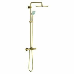 BAUHAUS Grohe Euphoria Duschsystem 310 Mit Thermostatarmatur, Lochabstand: 101,6 Cm, Anzahl Strahlarten: 1 Stk., Cool Sunrise, Oberflächenbehandlung: Poliert