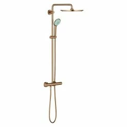 BAUHAUS Grohe Euphoria Duschsystem 310 Mit Thermostatarmatur, Lochabstand: 101,6 Cm, Anzahl Strahlarten: 1 Stk., Warm Sunset, Oberflächenbehandlung: Gebürstet