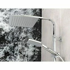 BAUHAUS Camargue Duschsystem Arizona Mit Thermostatarmatur, Anzahl Strahlarten: 3 Stk., Chrom 10 BAUHAUS Camargue Duschsystem Arizona Mit Thermostatarmatur, Anzahl Strahlarten: 3 Stk., Chrom -Sanitärinstallation Verkaufsladen 12 590