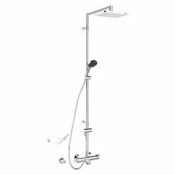 BAUHAUS Hansa Fit Überkopfbrausen-Set Anzahl Funktionen: 3, Chrom, Glänzend