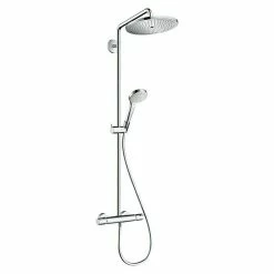 BAUHAUS Hansgrohe Duschsystem Croma Select S Showerpipe 280 Mit Thermostatarmatur, Lochabstand: 103,8 Cm, Anzahl Strahlarten: 3 Stk., Chrom