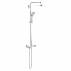 BAUHAUS Grohe Duschsystem Euphoria XXL 210 Mit Thermostatarmatur, Lochabstand: 101,6 Cm, Anzahl Strahlarten: 3 Stk., Chrom