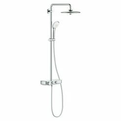 BAUHAUS Grohe Euphoria Duschsystem Smart-Control 260 Mit Thermostatarmatur, Lochabstand: 99,7 Cm, Anzahl Strahlarten: 3 Stk., Chrom