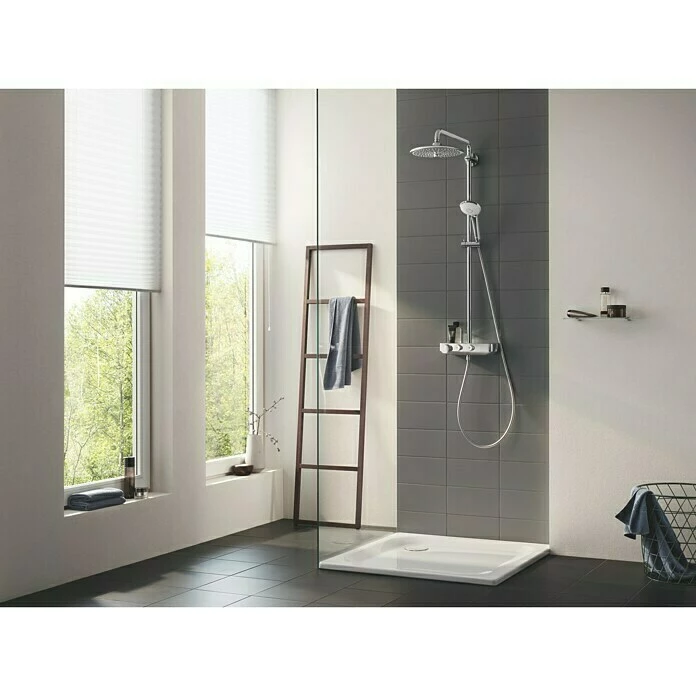 BAUHAUS Grohe Euphoria Duschsystem Smart-Control 260 Mit Thermostatarmatur, Lochabstand: 99,7 Cm, Anzahl Strahlarten: 3 Stk., Chrom 4 BAUHAUS Grohe Euphoria Duschsystem Smart-Control 260 Mit Thermostatarmatur, Lochabstand: 99,7 Cm, Anzahl Strahlarten: 3 Stk., Chrom – Bild 2
