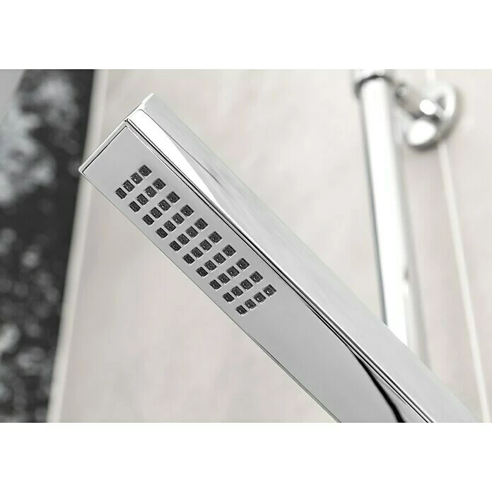 BAUHAUS Mixomat Duschsystem Ohio Lochabstand: 70 Cm, Anzahl Strahlarten: 1 Stk., Chrom 8 BAUHAUS Mixomat Duschsystem Ohio Lochabstand: 70 Cm, Anzahl Strahlarten: 1 Stk., Chrom – Bild 6