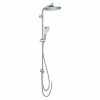 BAUHAUS Hansgrohe Duschsystem Crometta S Showerpipe 240 Lochabstand: 104,2 Cm, Anzahl Strahlarten: 2 Stk., Chrom -Sanitärinstallation Verkaufsladen 12 64