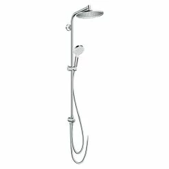BAUHAUS Hansgrohe Duschsystem Crometta S Showerpipe 240 Lochabstand: 104,2 Cm, Anzahl Strahlarten: 2 Stk., Chrom