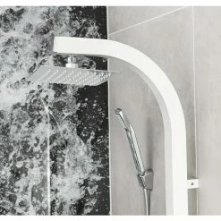 BAUHAUS Mixomat Duschpaneel Cityline 2.0 Höhe: 120 Cm, Mit Umsteller, Verchromt/Weiß 10 BAUHAUS Mixomat Duschpaneel Cityline 2.0 Höhe: 120 Cm, Mit Umsteller, Verchromt/Weiß -Sanitärinstallation Verkaufsladen 12 643