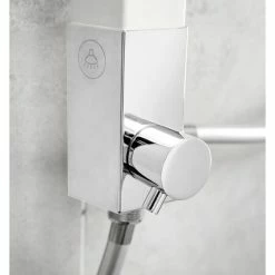 BAUHAUS Mixomat Duschpaneel Cityline 2.0 Höhe: 120 Cm, Mit Umsteller, Verchromt/Weiß 13 BAUHAUS Mixomat Duschpaneel Cityline 2.0 Höhe: 120 Cm, Mit Umsteller, Verchromt/Weiß -Sanitärinstallation Verkaufsladen 12 646