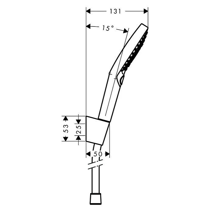 BAUHAUS Hansgrohe Brause-Set Raindance Select S 120 Anzahl Funktionen: 3, Durchmesser Handbrause: 12,5 Cm, Chrom 4 BAUHAUS Hansgrohe Brause-Set Raindance Select S 120 Anzahl Funktionen: 3, Durchmesser Handbrause: 12,5 Cm, Chrom – Bild 2