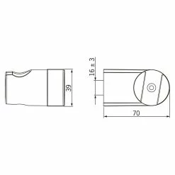 BAUHAUS Hansa Viva Brause-Set Anzahl Funktionen: 1, Chrom, Länge Brauseschlauch: 125 Cm -Sanitärinstallation Verkaufsladen 12 691