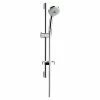BAUHAUS Hansgrohe Brausegarnitur Croma 100 Multi Jet Lochabstand: 62,5 Cm, Anzahl Funktionen: 3 Stk., Verchromt -Sanitärinstallation Verkaufsladen 12 711