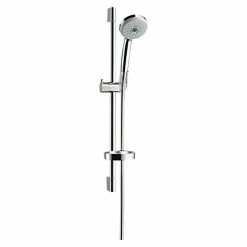 BAUHAUS Hansgrohe Brausegarnitur Croma 100 Multi Jet Lochabstand: 62,5 Cm, Anzahl Funktionen: 3 Stk., Verchromt