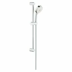 BAUHAUS Grohe Tempesta Cosmopolitan Brausegarnitur 100 Typ 4 Lochabstand: 62 Cm, Art Strahl: Massagestrahl, Jetstrahl, Rain, Rain O², Chrom, Anzahl Strahlarten: 4 Stk.