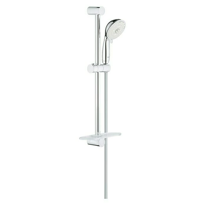 BAUHAUS Grohe Tempesta Rustic Brausegarnitur 100 Lochabstand: 62 Cm, Art Strahl: Massagestrahl, Jetstrahl, Rain, Rain O², Chrom/Weiß 3 BAUHAUS Grohe Tempesta Rustic Brausegarnitur 100 Lochabstand: 62 Cm, Art Strahl: Massagestrahl, Jetstrahl, Rain, Rain O², Chrom/Weiß