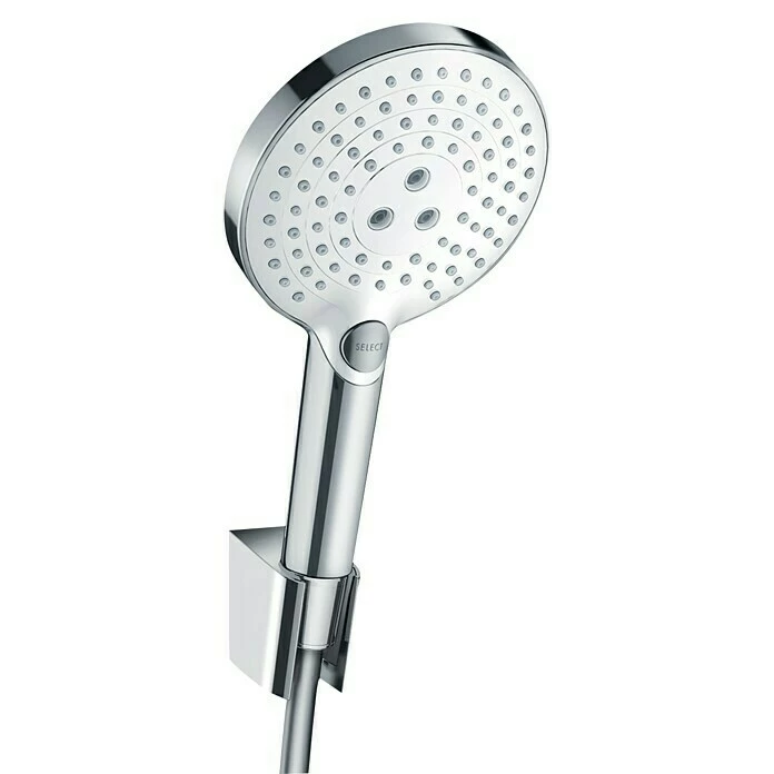 BAUHAUS Hansgrohe Brause-Set Raindance Select S 120 Anzahl Strahlarten: 3, Chrom/Weiß, Länge Brauseschlauch: 160 Cm, Durchflussmenge: 15 L/min 3 BAUHAUS Hansgrohe Brause-Set Raindance Select S 120 Anzahl Strahlarten: 3, Chrom/Weiß, Länge Brauseschlauch: 160 Cm, Durchflussmenge: 15 L/min