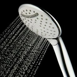 BAUHAUS Camargue Handbrause Babsko Anzahl Funktionen: 3, Weiß/Chrom -Sanitärinstallation Verkaufsladen 12 822