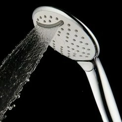 BAUHAUS Camargue Handbrause Babsko Anzahl Funktionen: 3, Weiß/Chrom -Sanitärinstallation Verkaufsladen 12 824