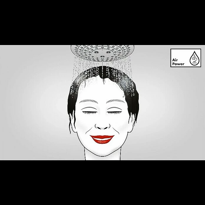 BAUHAUS Hansgrohe Handbrause Raindance Select E Anzahl Funktionen: 3, Durchmesser: 12 Cm, Chrom 7 BAUHAUS Hansgrohe Handbrause Raindance Select E Anzahl Funktionen: 3, Durchmesser: 12 Cm, Chrom – Bild 5