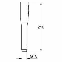 BAUHAUS Grohe Handbrause Vitalio Get Anzahl Funktionen: 1, Chrom 11 BAUHAUS Grohe Handbrause Vitalio Get Anzahl Funktionen: 1, Chrom -Sanitärinstallation Verkaufsladen 12 946